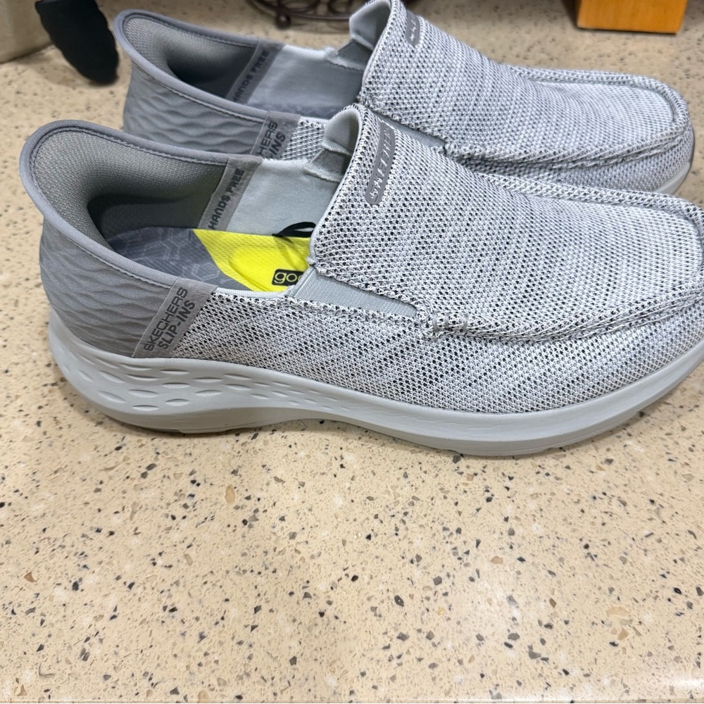 Skechers Gray Men's Slip-On Loafers